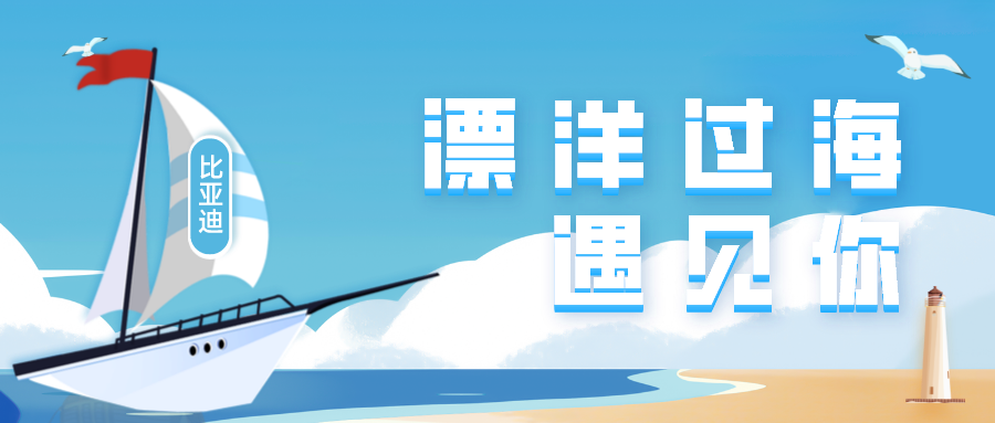 比亚迪,漂洋过海遇见你