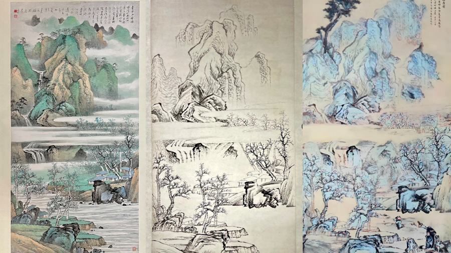 全球首次人机共创山水画即将开拍:朵云轩携手百度文心一格首推AI作画拍品