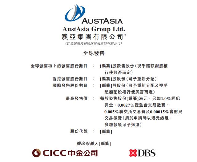 澳亚集团:“二战”IPO,盈利增长迎来“新窗口”?
