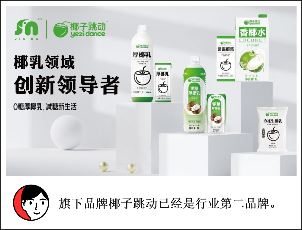 盼盼食品集团孵化公司伽那食品完成首轮融资:黑蚁资本领投,专注椰乳产品