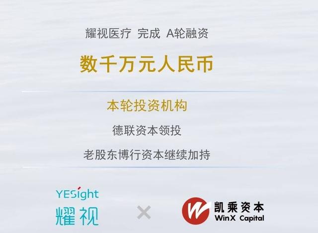 喜获数千万元A轮融资,耀视医疗的潜力在哪?