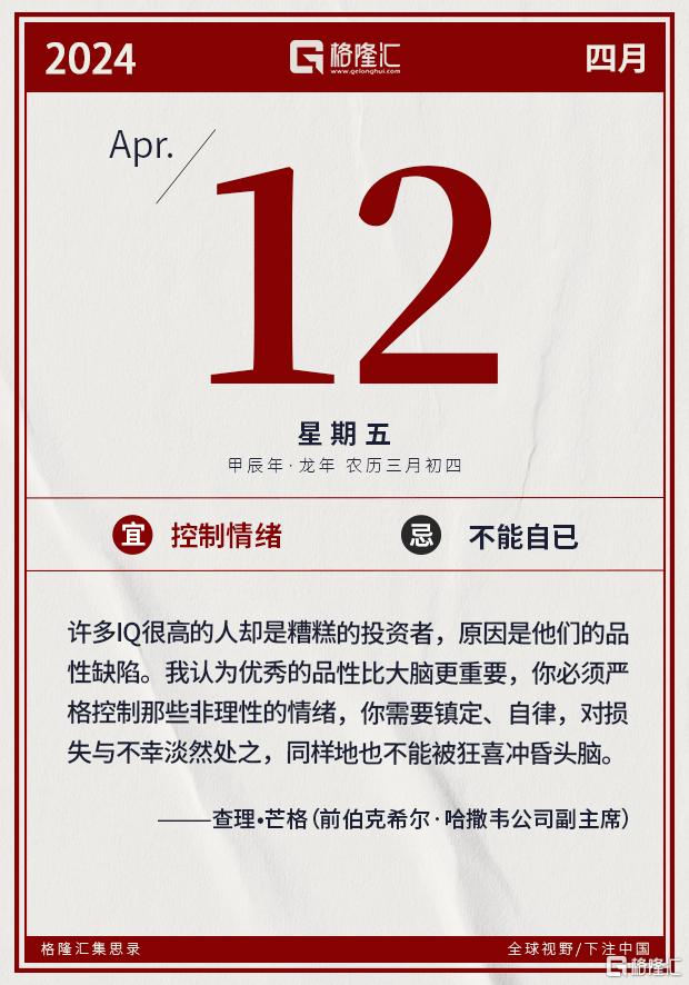 隔夜美股全复盘(4.12)| 三大股指盘中持续走高，苹果、英伟达均涨超4%，据报苹果计划全面更新Mac产品线，搭载增强AI功能的M4芯片