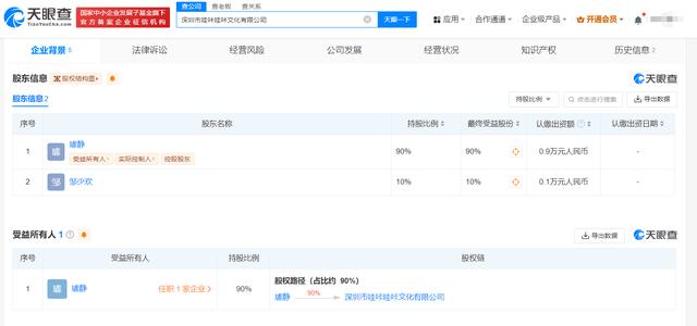 百度离职副总裁璩静4月成立新公司 含文化娱乐经纪人业务