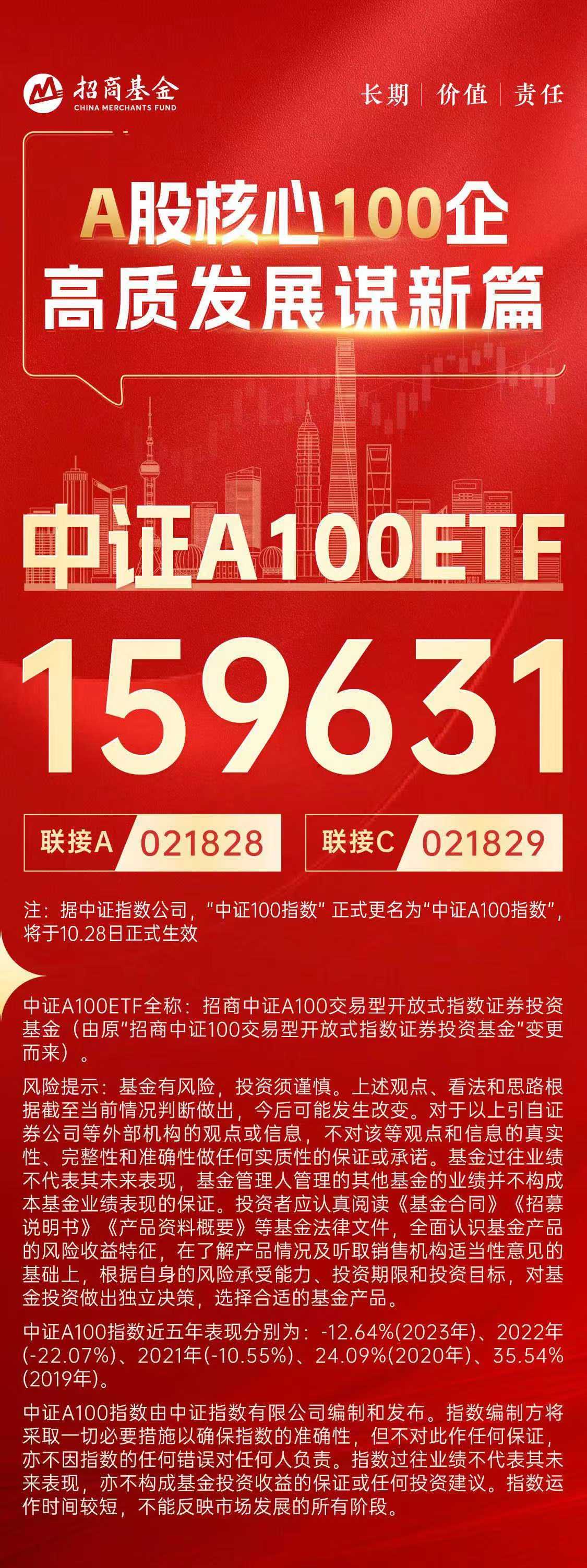高质量“A系列”备受青睐，100ETF(159631)4日连续净流入约1000万！