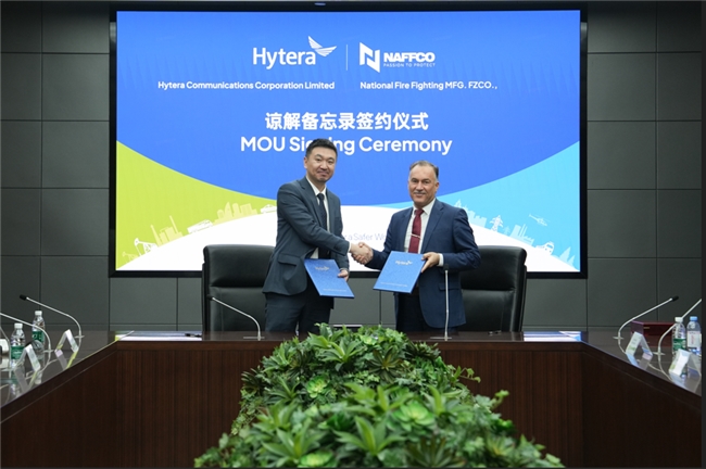 海能达与迪拜NAFFCO达成战略合作 打造智能化应急救援解决方案