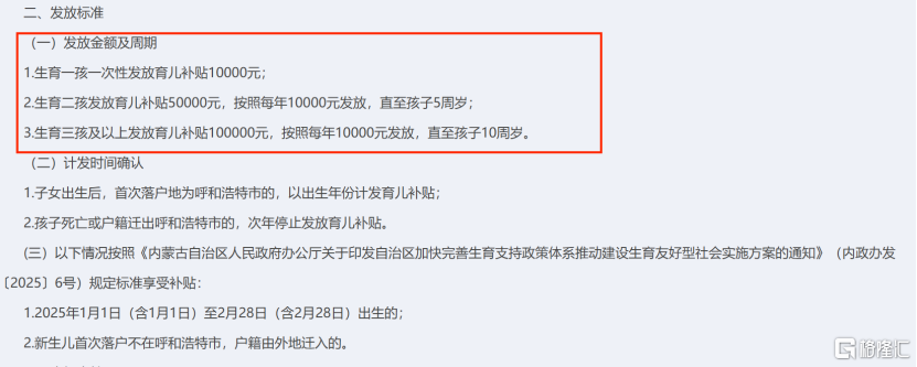 重磅生育补贴政策开启!或将拉开全国生育补贴序幕