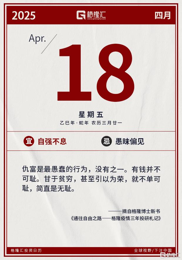 格隆汇4.18盘前要点—港A美股你需要关注的大事都在这