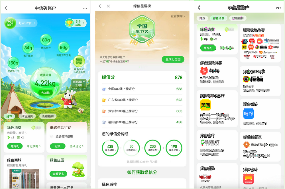 中信碳账户3周年：共创碳普惠行业标准 焕发可持续消费潜能