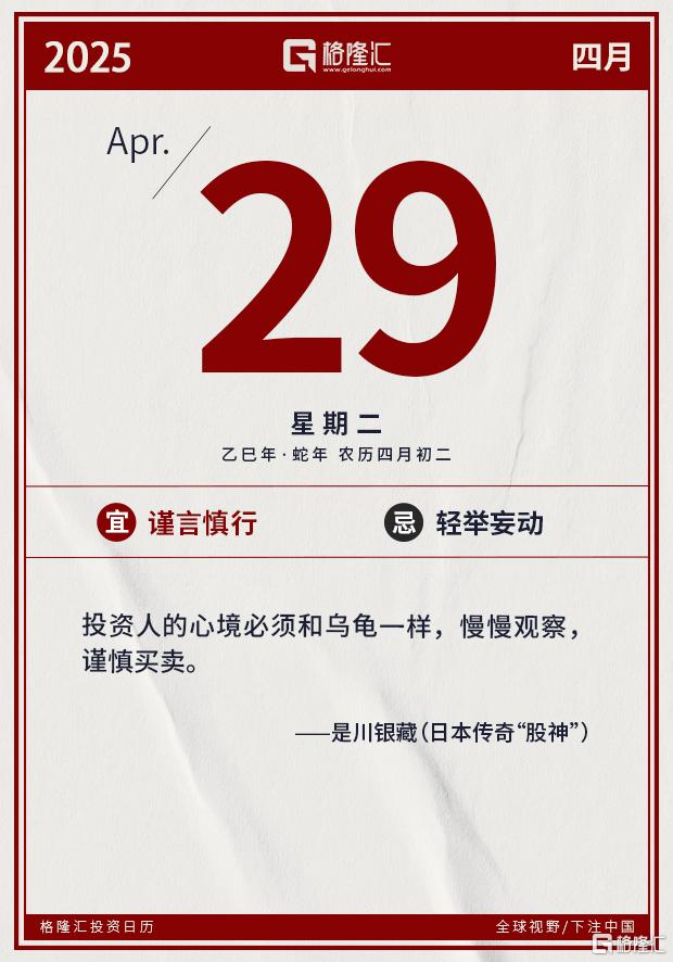 隔夜美股全复盘(4.29) | 小马智行暴涨逾47%，携手丰田、北汽、广汽于上海车展发布第七代Robotaxi平台，硬件BOM成本下降约70%，计划25H2量产运营