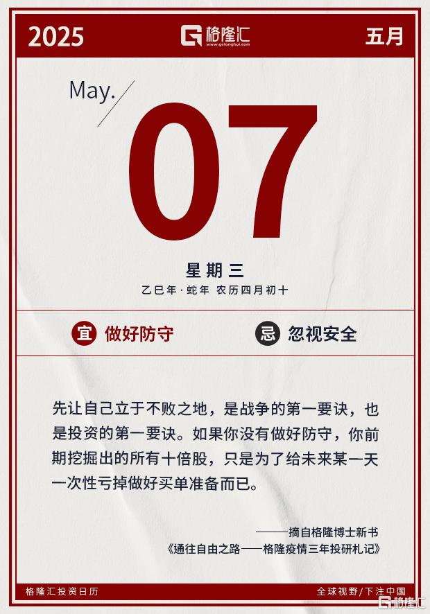 格隆汇5.7盘前要点—港A美股你需要关注的大事都在这