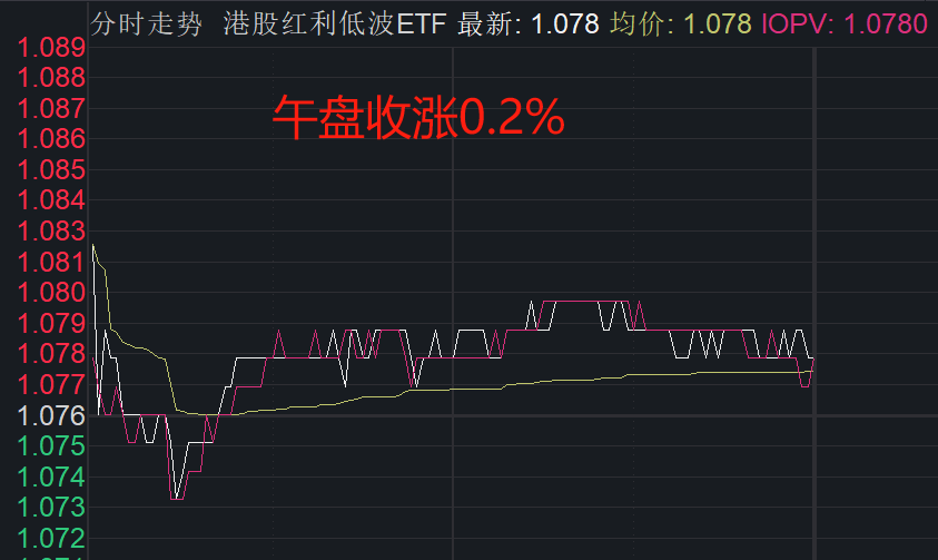 港股短线回调，红利低波压舱属性拉满