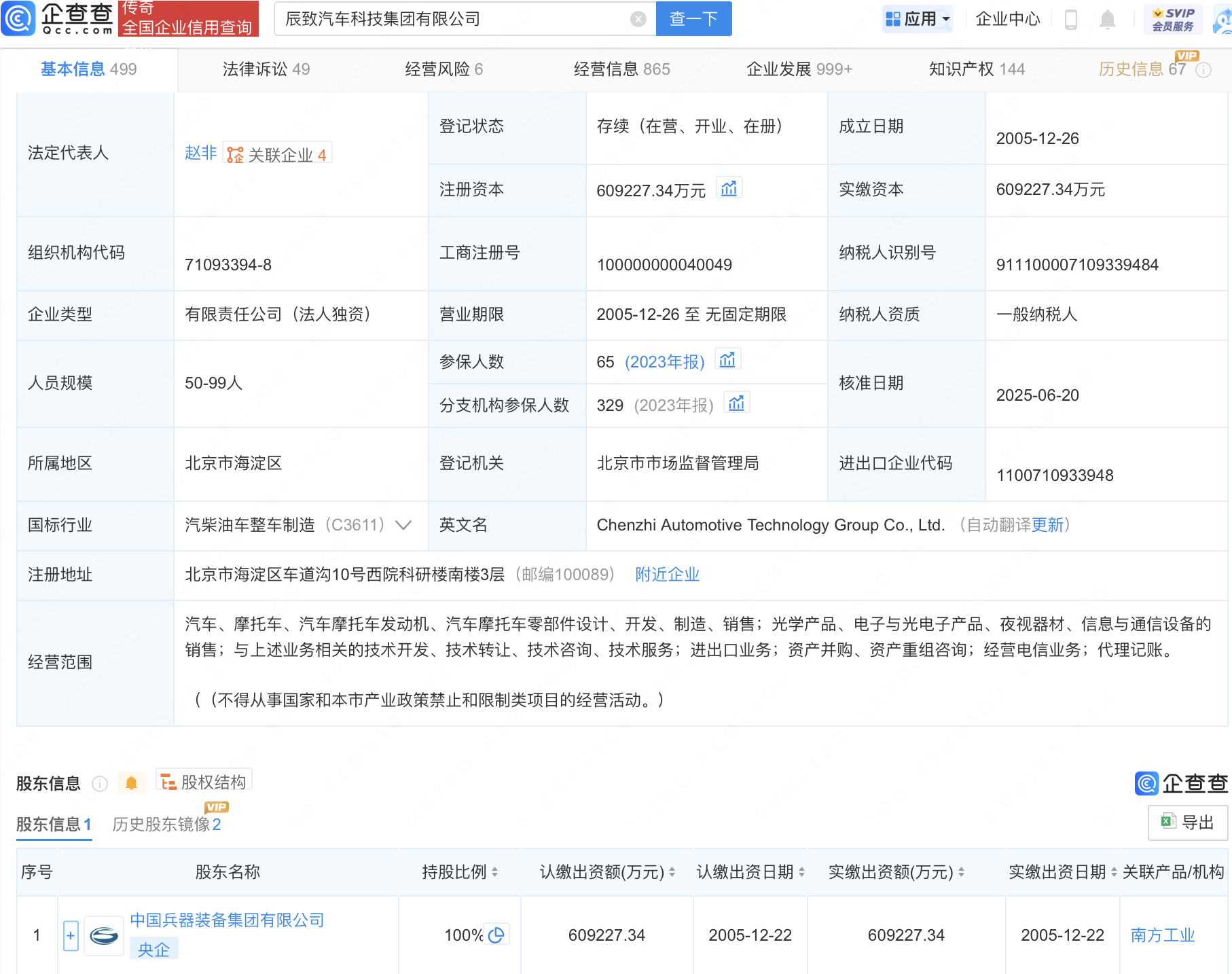 长安汽车集团更名为辰致汽车科技