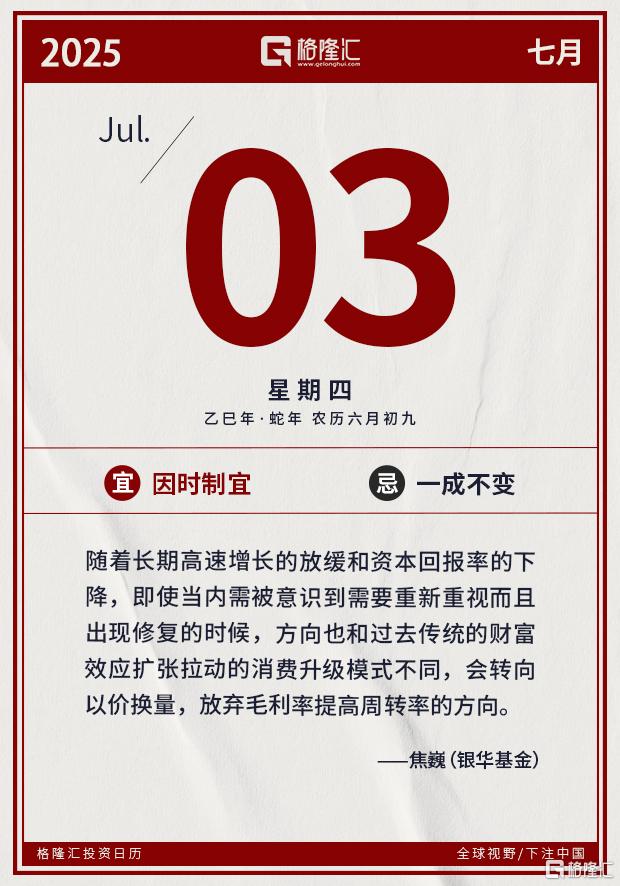 隔夜美股全复盘(7.3) | 特斯拉涨近5%，Q2全球汽车销量小幅不及预期，未现“最坏情况”