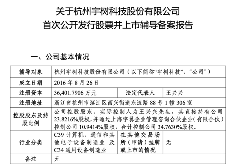 最快10月完成！宇树科技启动IPO上市辅导：王兴兴控股近35%，年营收超10亿元，投前估值超过100亿元