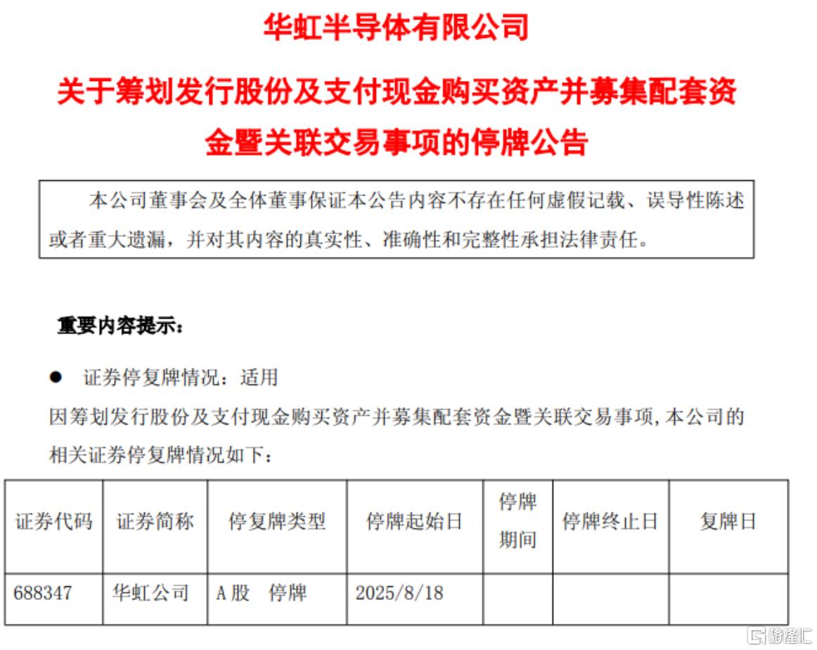 明起停牌！1300亿芯片巨头大动作，拟购买华力微控股权