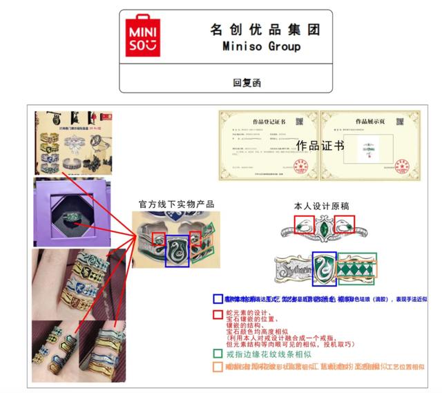 设计师控诉，名创优品抄袭！