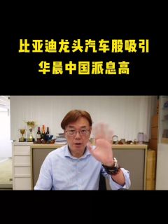 比亚迪龙头汽车股吸引，华晨中国派息高