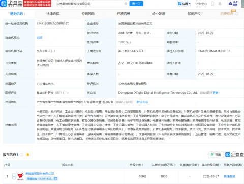 鼎捷数智新设科技公司,含集成电路芯片业务
