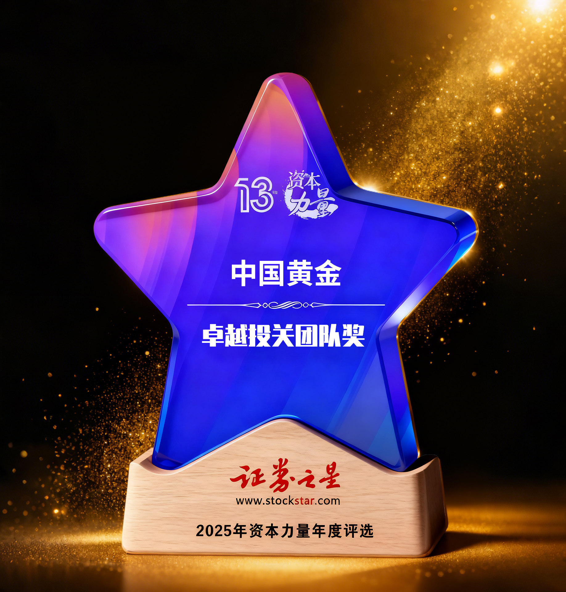 中国黄金荣获证券之星资本力量卓越投关团队奖