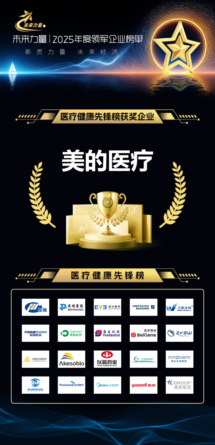 入选医疗健康先锋榜！美的医疗AI全链路重构精准诊疗工作流