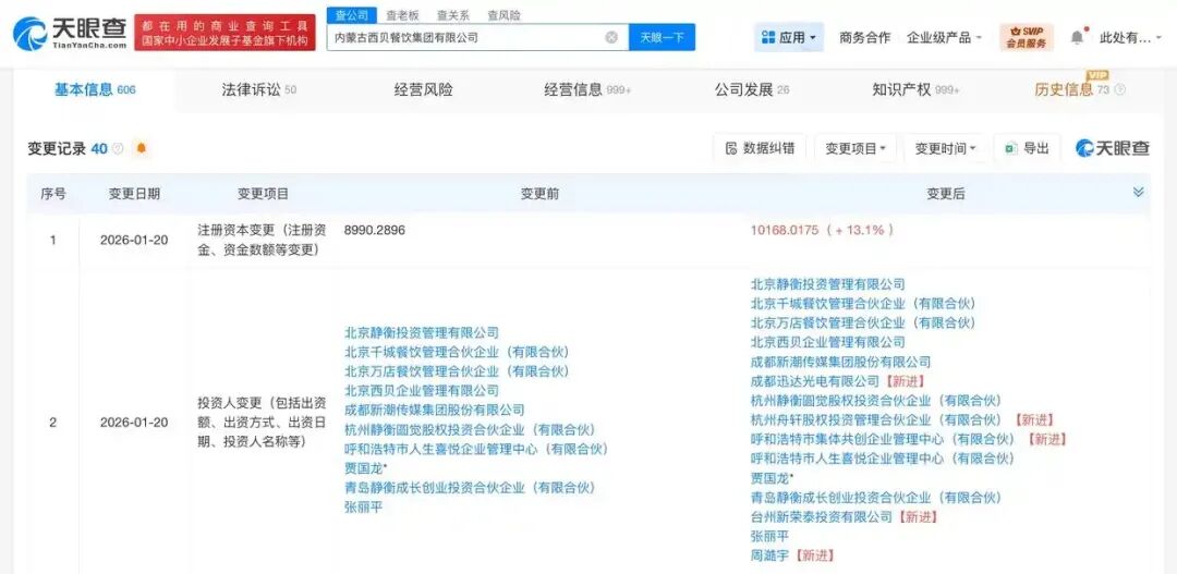 被罗永浩炮轰后，西贝还融资了