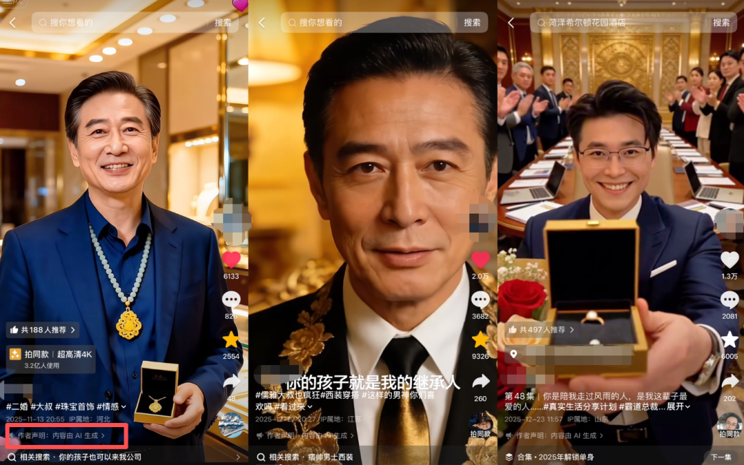 “AI霸总”围猎姐姐们：婚介机构借此引流，有八旬老太被骗2000元学习电商