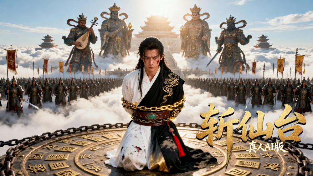 AI真人短剧斩仙台6天播放破亿背后:12人30天10万算力成本