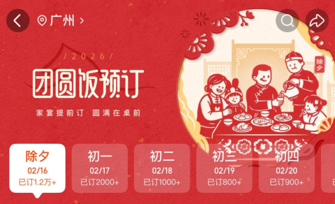 一桌难求！除夕线上预订订单同比增长207%，年轻人在线组队搭伙吃年夜饭