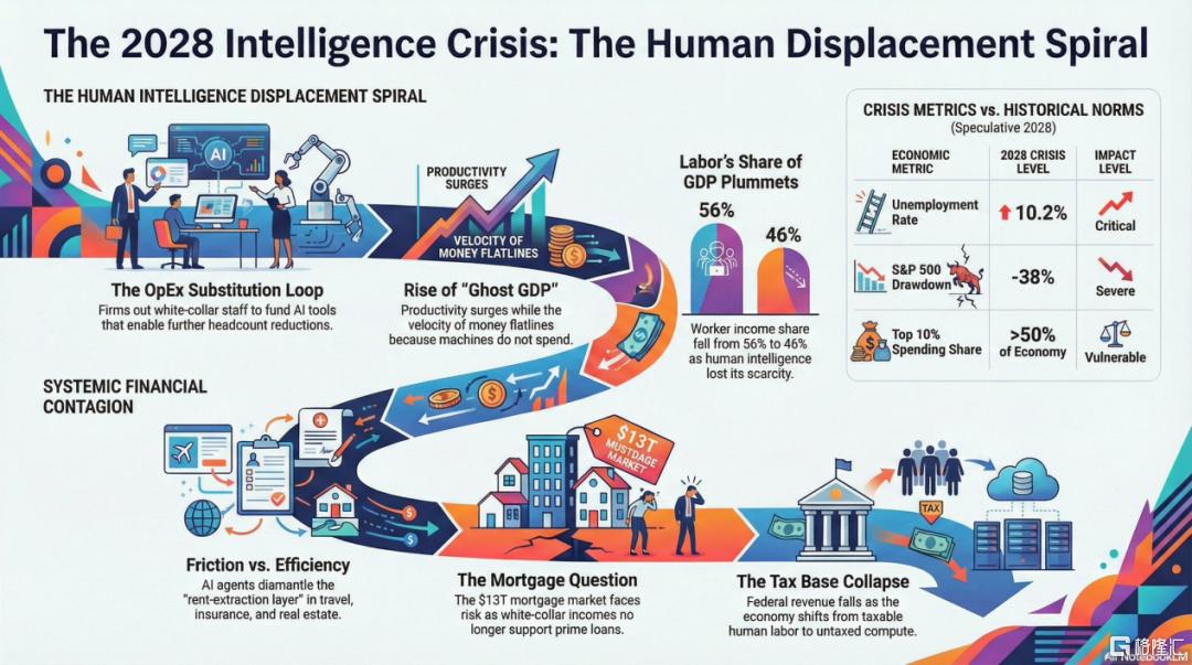 2028，智能危机演义：当AI把GDP刷成了“幽灵”，人类还有未来吗？