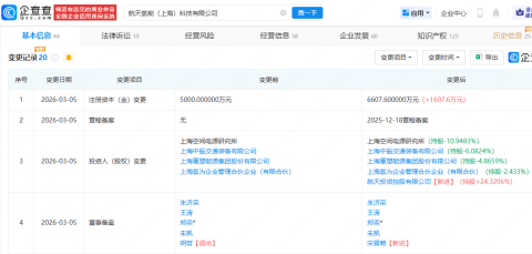 航天投资入股燃料电池服务商航天氢能