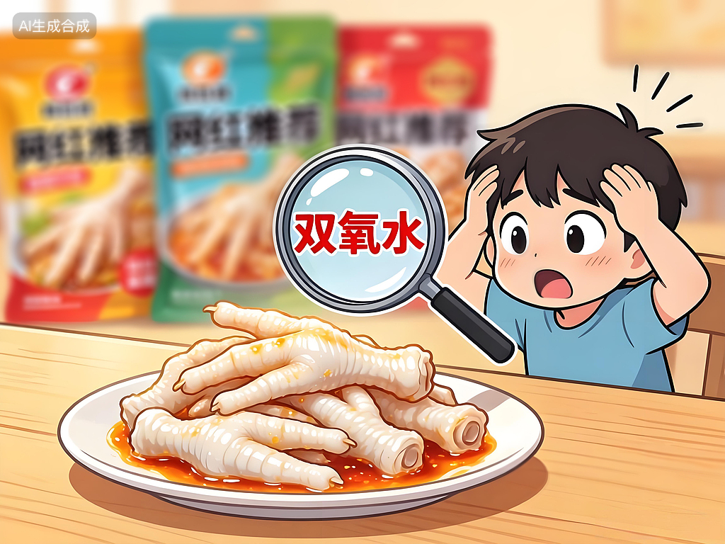 双氧水漂白鸡爪产业链遭央视曝光,多氟多子公司亿丰电子违规售卖被点名