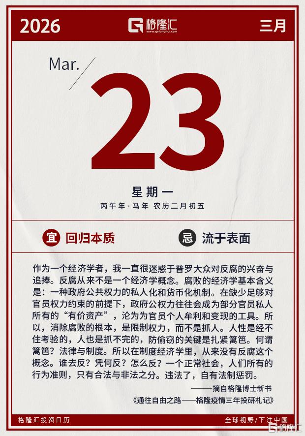 格隆汇3.23盘前要点—港A美股你需要关注的都在这