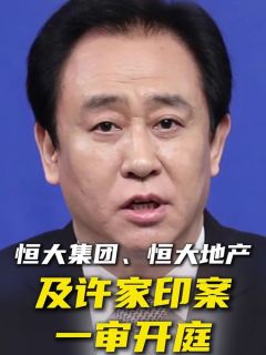 恒大集团、恒大地产及许家印案一审开庭