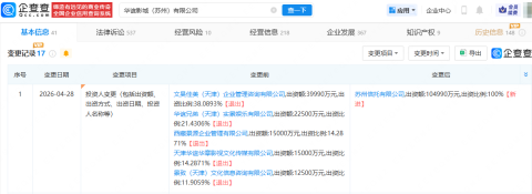 华谊兄弟退出华谊影城苏州公司，苏州信托接手