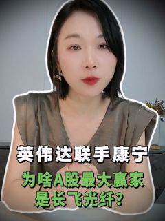 英伟达联手康宁，为啥 A 股最大赢家是长飞光纤？