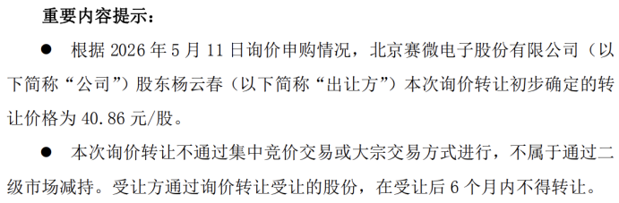 赛微电子：出售资产“扮靓”净利，收入连降两年，实控人拟套现逾11亿元
