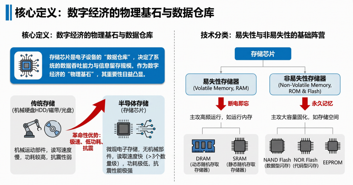 站在“光”里,存在“芯”里!一文聊透“存储芯片”