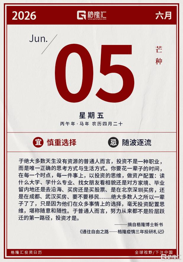 音频︱格隆汇6.5盘前要点—港A美股你需要关注的大事都在这
