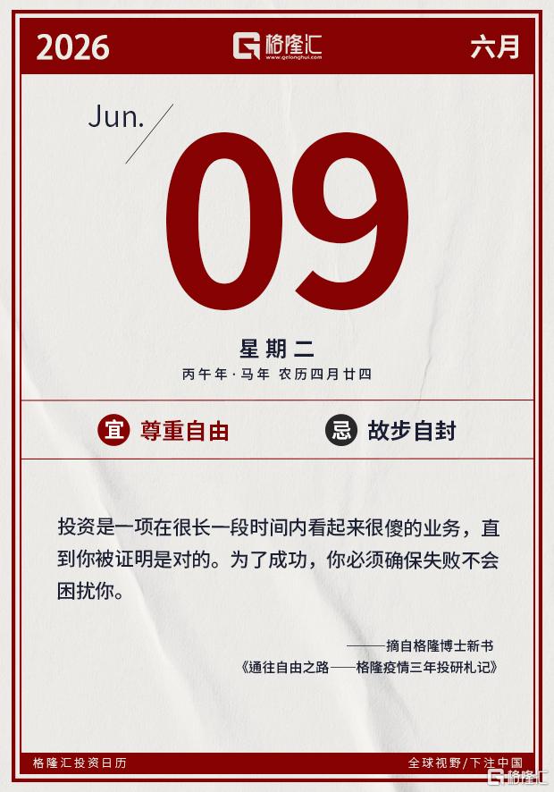 音频︱格隆汇6.9盘前要点—港A美股你需要关注的大事都在这