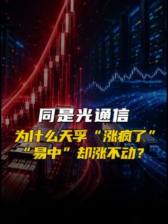 同是光通信,为什么天孚“涨疯了”,“易中”却涨不动?