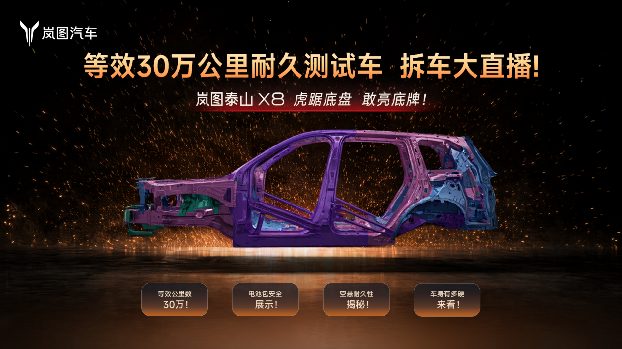 泰山X8等效30万公里路测后,空悬还撑得住吗?岚图行业首拆耐久测试车