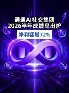 通通AI社交集团2026半年成绩单出炉，净利猛增72%