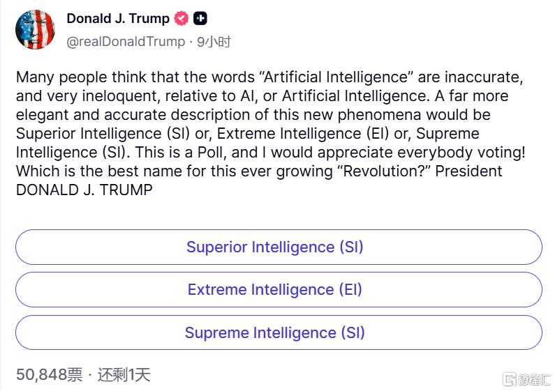特朗普放大招!组建“AI部队”,还要给AI改名