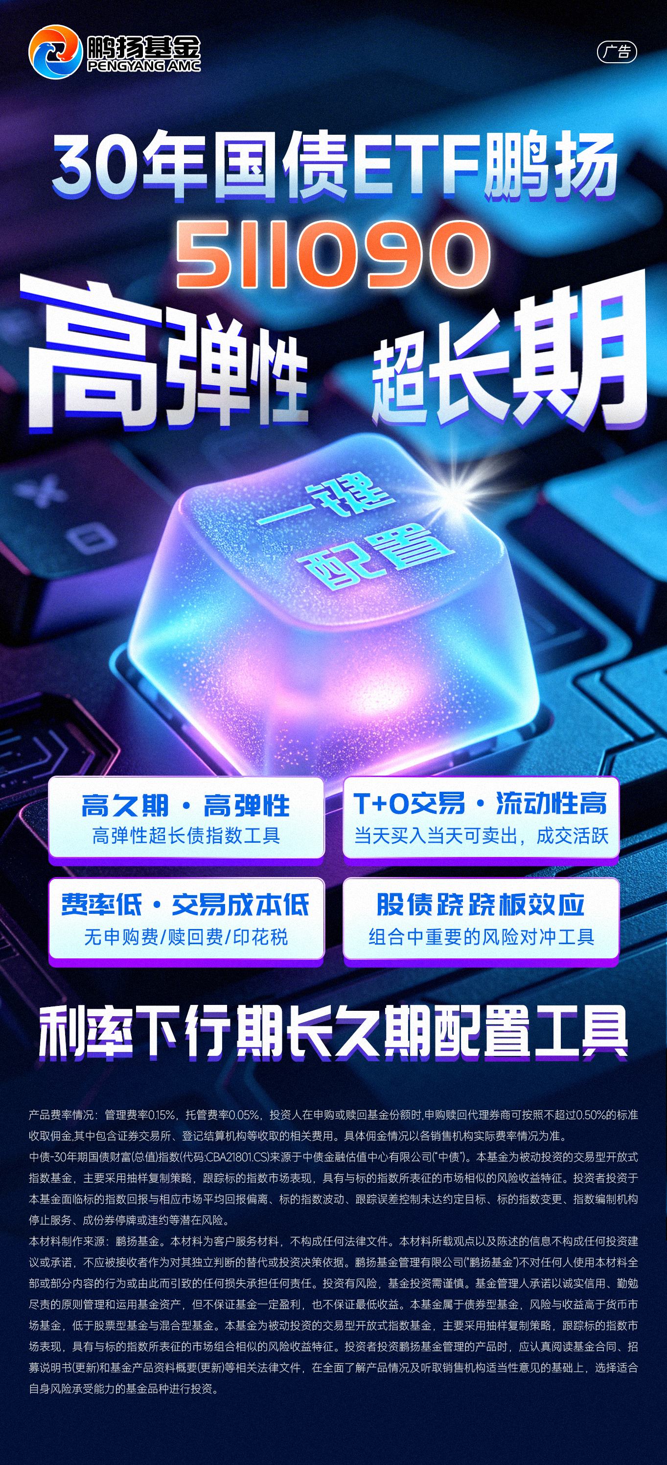 近期超长端国债期货持仓放量明显,30年国债ETF鹏扬(511090)近日资金持续净流入