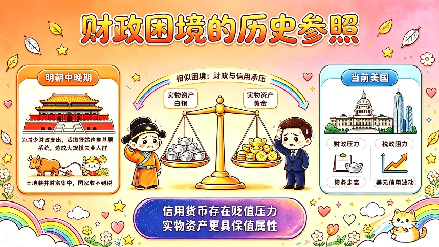 金铜反弹!权益端为何慢半拍?华宝基金火线解读!美国当前债务困境,明朝中晚期已有历史参照!