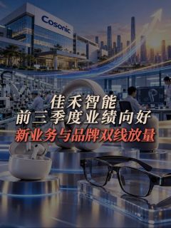 佳禾智能前三季度业绩向好 新业务与品牌双线放量